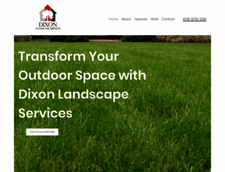 dixonlandscapeservices.com screenshot