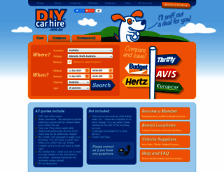 diycarhire.com.au screenshot