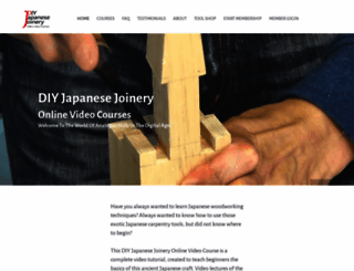 diyjapanesejoinery.com screenshot