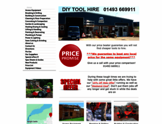 diytoolhire.com screenshot