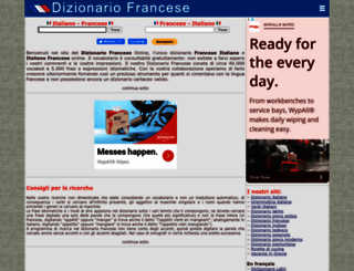 dizionario-francese.com screenshot