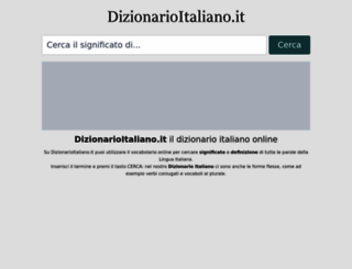 dizionarioitaliano.it screenshot