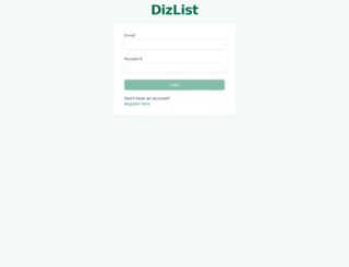 dizlist.com screenshot