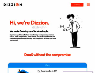 dizzion.com screenshot