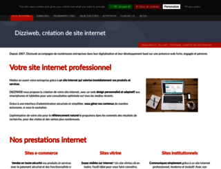 dizziweb.com screenshot
