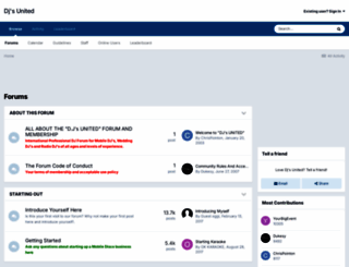 dj-forum.co.uk screenshot
