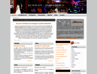 dj-macon.fr screenshot