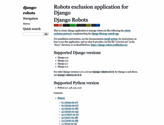 django-robots.readthedocs.io screenshot