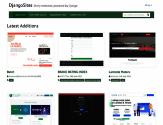 djangosites.org screenshot