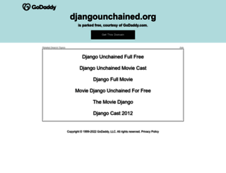 djangounchained.org screenshot