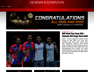 djarumbadminton.com screenshot