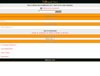 djbharat.com screenshot