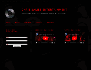 djchrisjames.com screenshot