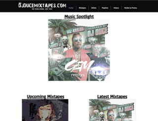 djducemixtapes.com screenshot