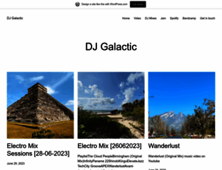djgalacticrecordings.wordpress.com screenshot