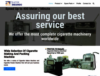 djitoetobaccomachinery.com screenshot