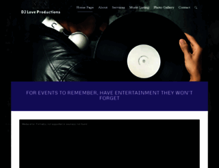 djloveproductions.com screenshot