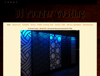 djpowdercoating.com screenshot