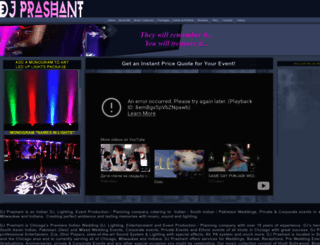 djprashant.com screenshot