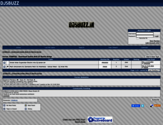 djsbuzz.activeboard.com screenshot