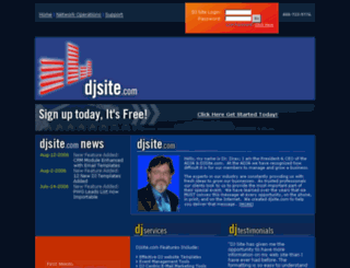 djsite.com screenshot