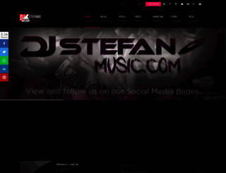 djstefanomusic.com screenshot