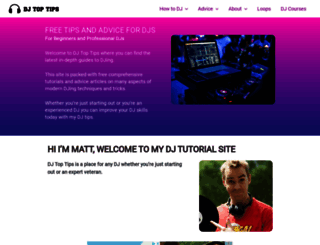 djtoptips.com screenshot