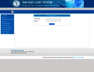 dkhp.hcmulaw.edu.vn screenshot