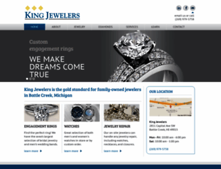 dkingjewelers.com screenshot