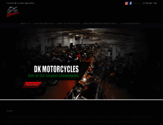 dkmotorcycles.com screenshot
