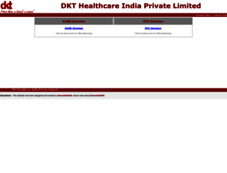 dktindiasfa.in screenshot