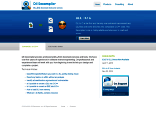 dll-decompiler.com screenshot