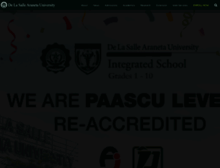 dlsau.edu.ph screenshot