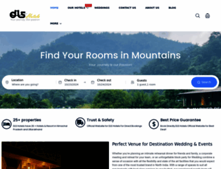 dlshotels.in screenshot