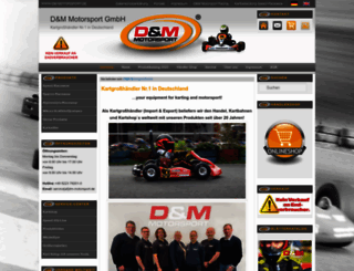 dm-motorsport.de screenshot