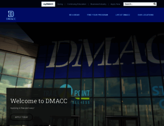 dmacc.edu screenshot