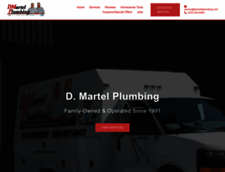 dmartelplumbing.com screenshot