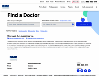 dmc-care.org screenshot
