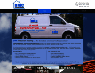 dmcprecisionroofing.com screenshot