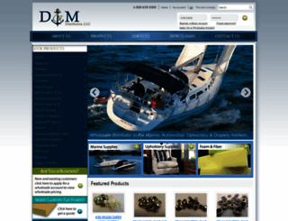 dmdistributors.com screenshot