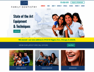 dmfamilydentistrychicago.com screenshot