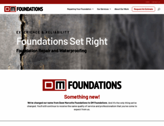 dmfoundations.ca screenshot