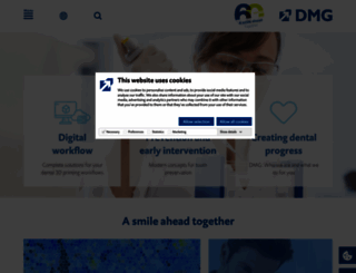 dmg-dental.com screenshot