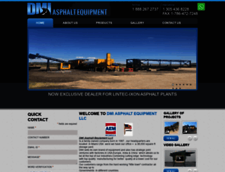 dmiasphaltequipment.com screenshot