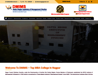 dmims.edu.in screenshot