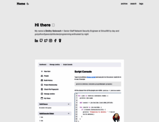 dmitrygolovach.com screenshot