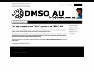 dmso.com.au screenshot