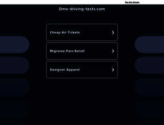 dmv-driving-tests.com screenshot