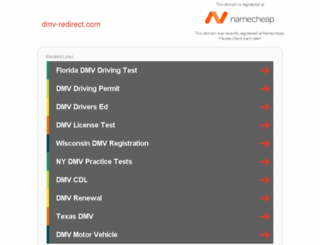 dmv-redirect.com screenshot