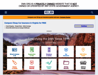 dmv.org screenshot
